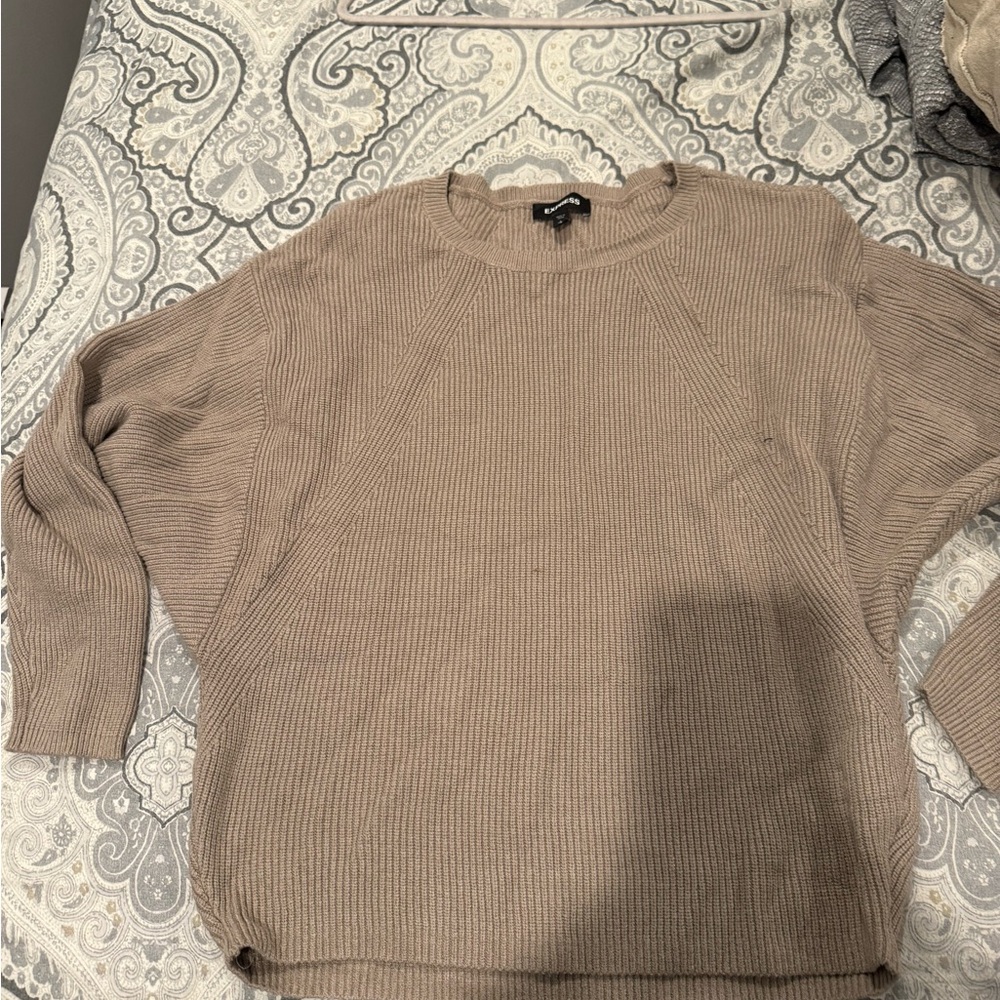 Cozy Taupe Sweater